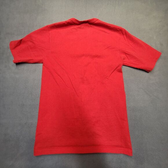 Champion T Shirt Womens S Red Short Sleeve Crew Neck Embroidered - Picture 6 of 7